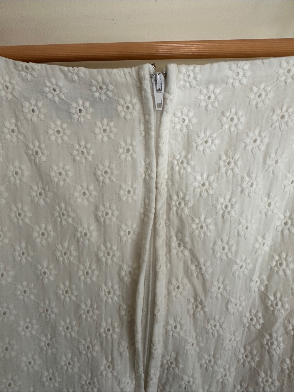 White Eyelet Skater Dress - Picture 10 of 12